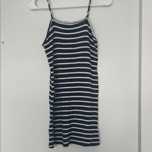 Forever 21 Black and White Striped Kids Dress